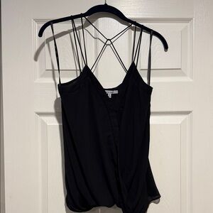 Naked Zebra Black Strappy Camisole